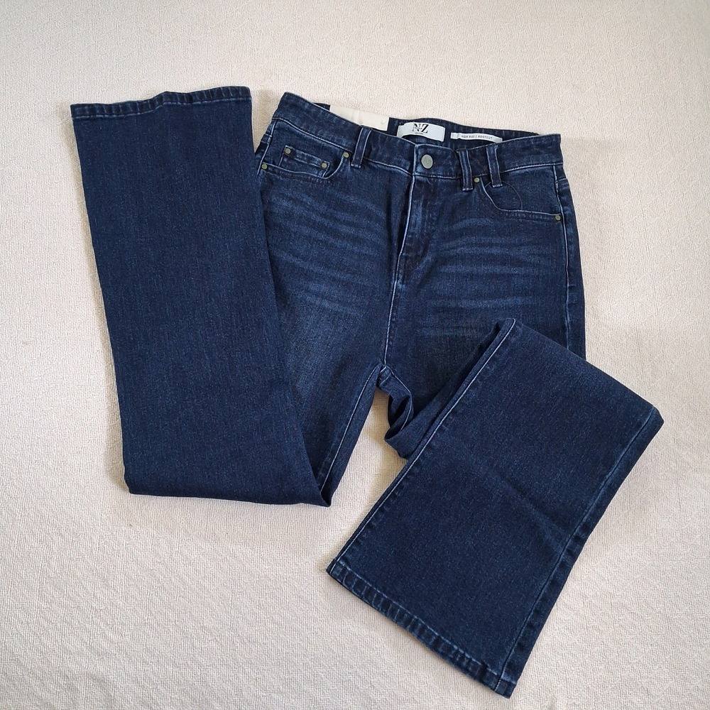 nic & zoe high rise bootcut 29 petite denim jeans